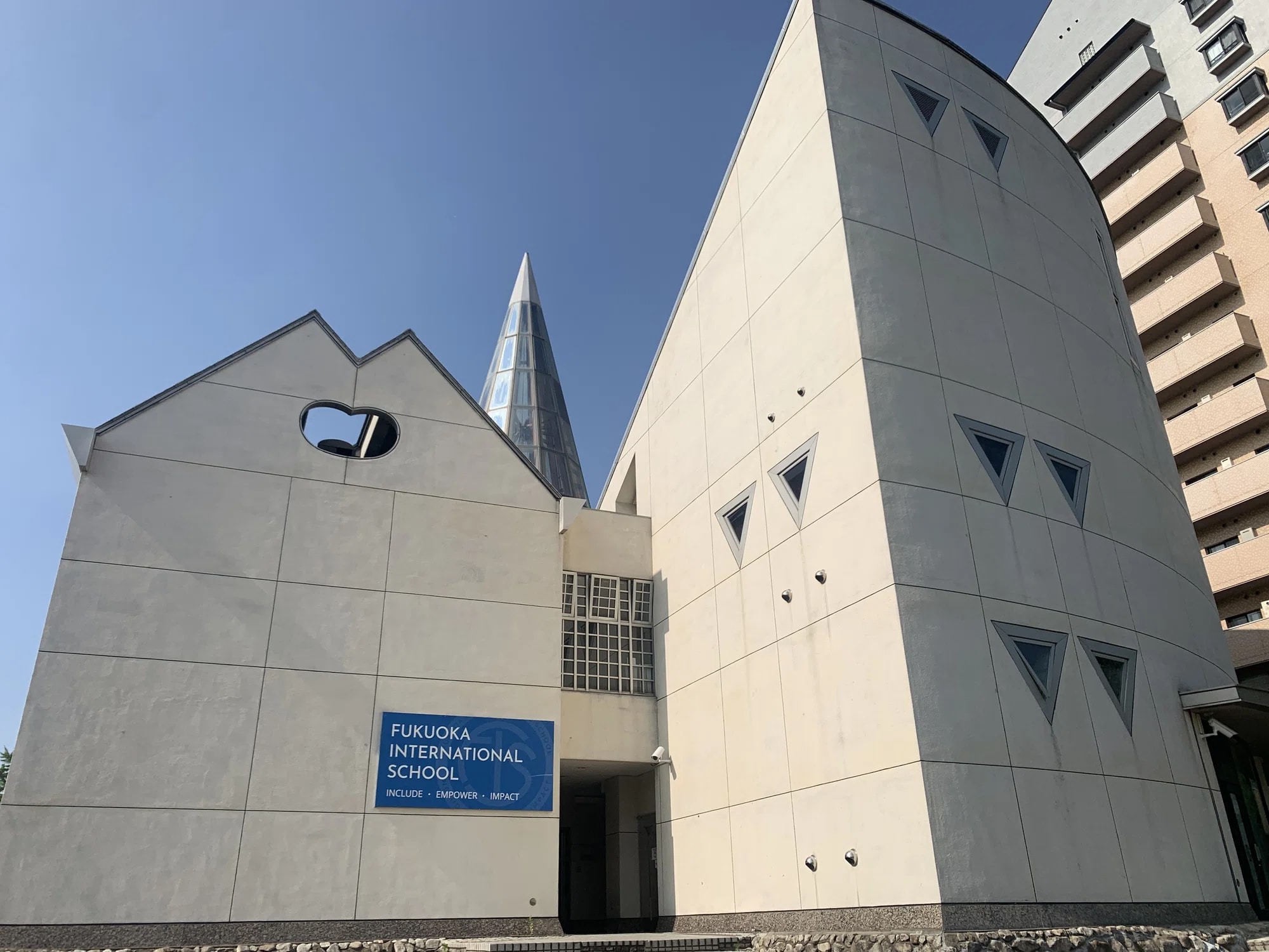 Campus exterior of Fukuoka International School (FIS)