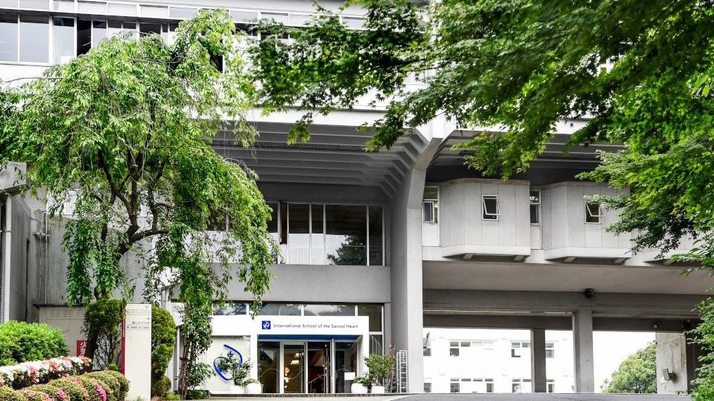 Campus exterior of International School of the Sacred Heart (ISSH)
